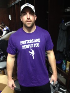 Sam Koch Wearing His Punters Are People Too Shirt
