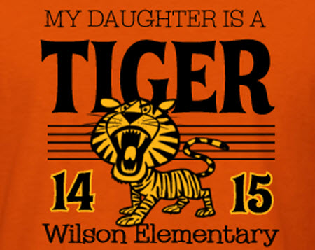 Wilson Elementary Tigers Design Template