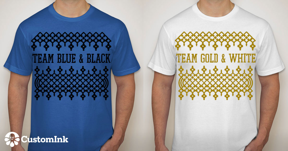 Team Blue & Black  vs. Team Gold & White #the dress