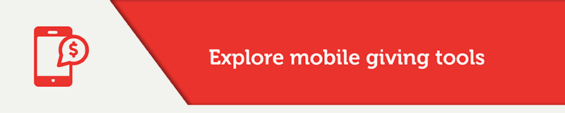 Explore Mobile Giving Tools
