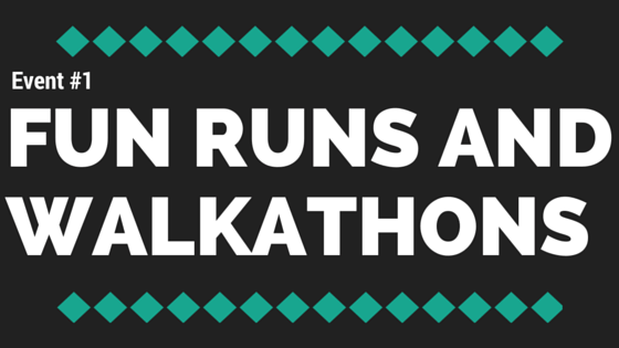 Learn to identify major donors at fun runs and walkathons.