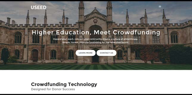 Check out USEED's website to learn more information about their crowdfunding services. 