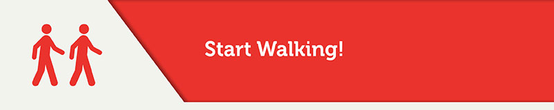 Start walking during your walkathon
