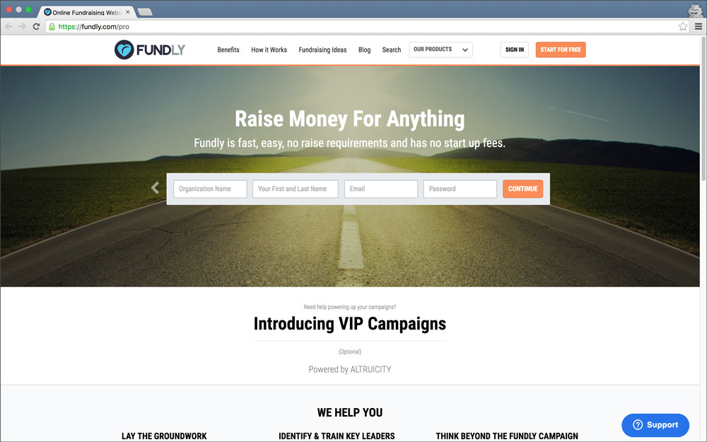 Check out Fundly's website to learn more about crowdfunding for nonprofits. 