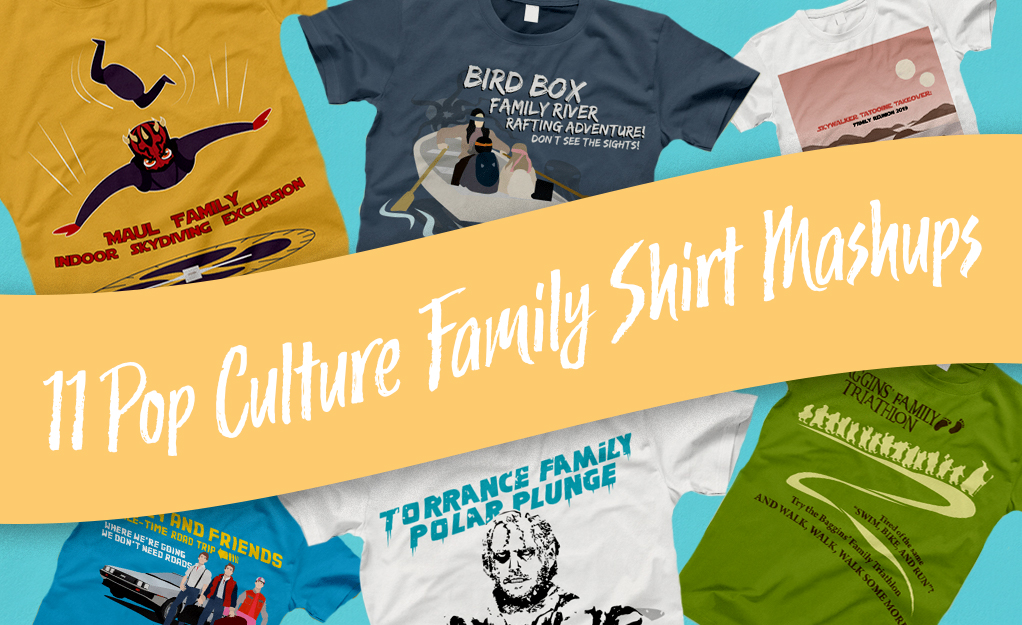 11 Family Shirt Mashups for Pop Culture Favorites