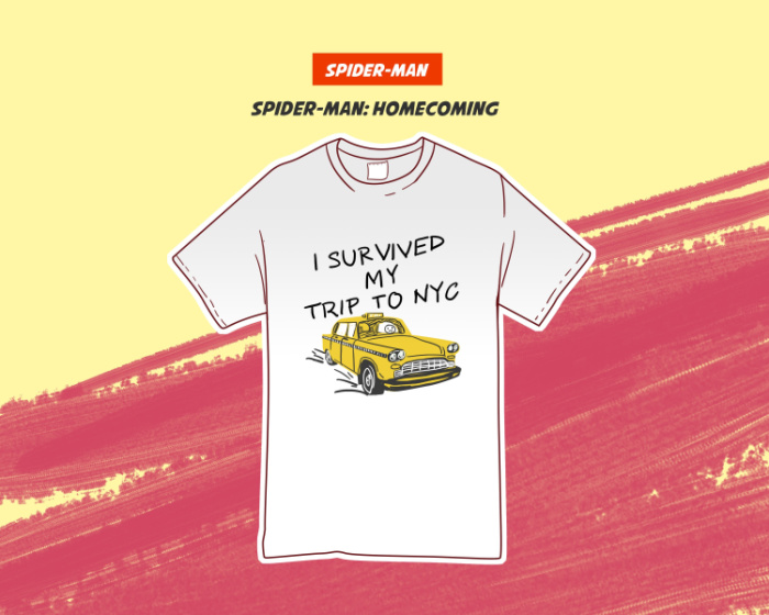 Spider-Man I Survived My Trip to NYC T-Shirt Slider