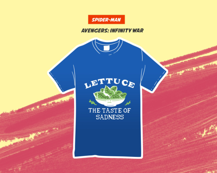 Spider-Man Lettuce the Taste of Sadness T-Shirt