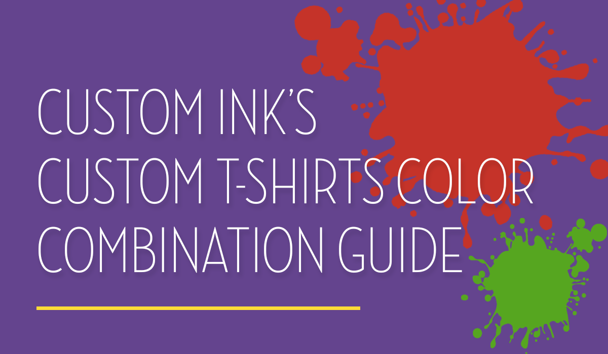 custom t-shirts color combination guide