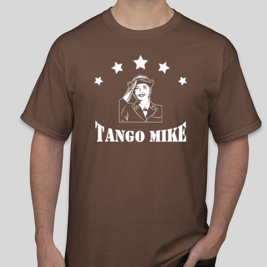 custom military alphabet t-shirt design"tango mike"