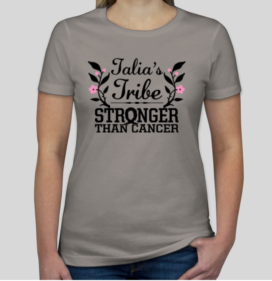 Stronger than cancer custom breast cancer awareness shirt
