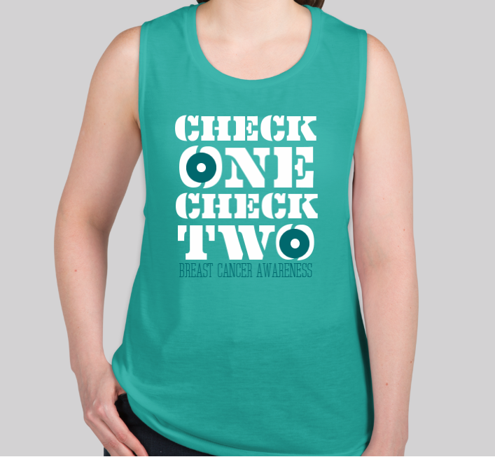 check one check two breast cancer awareness custom shirt