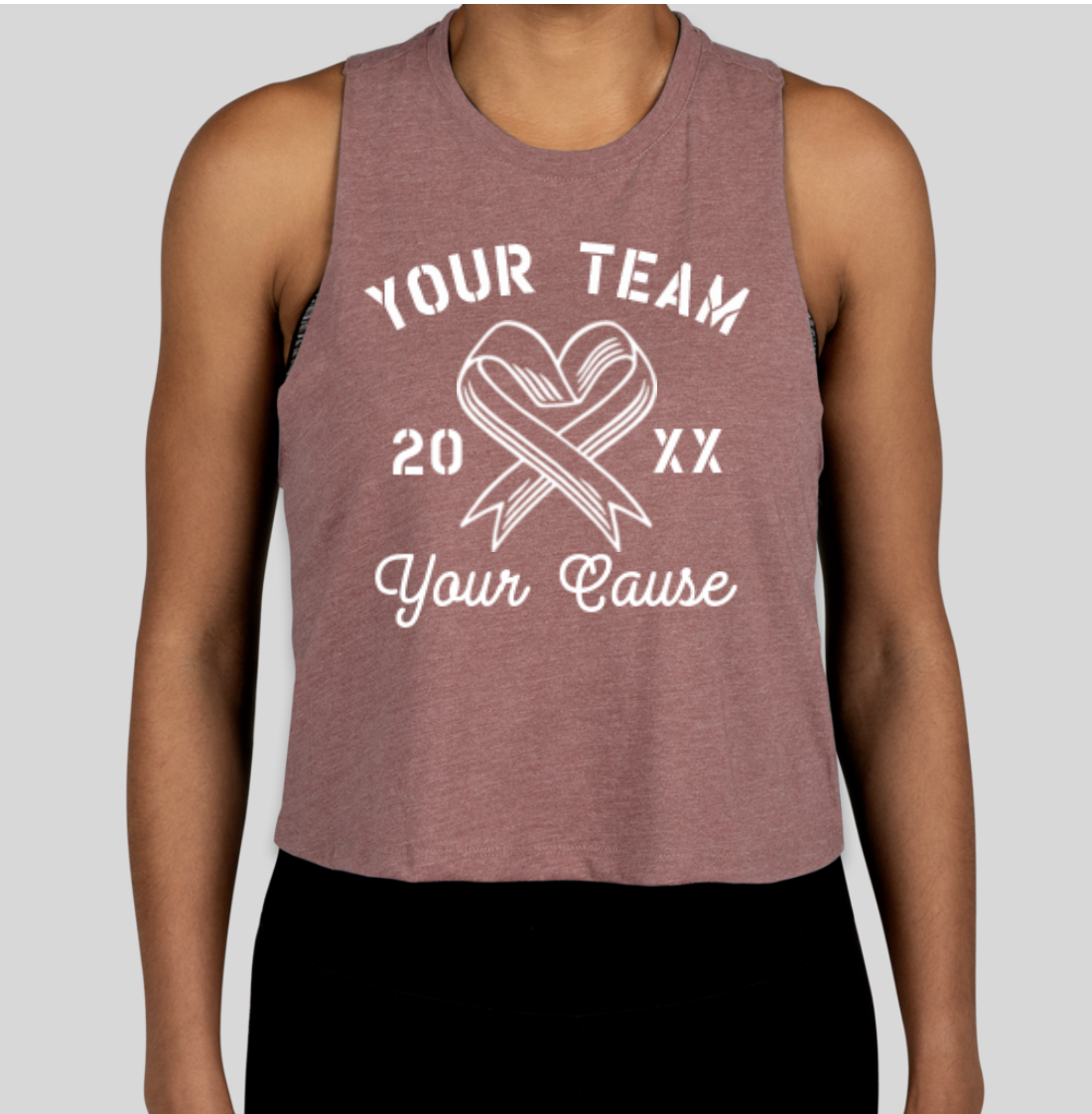 your team your cause custom breast cancer awareness shirt