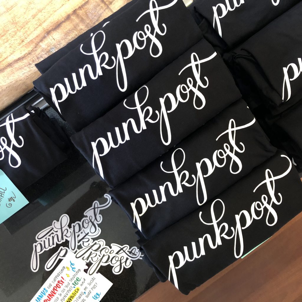 photo of custom Punkpost shirts from Custom Ink