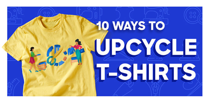 ways to upcycle t shirts