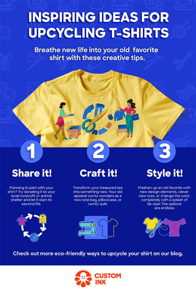 ways to upcycle t shirts