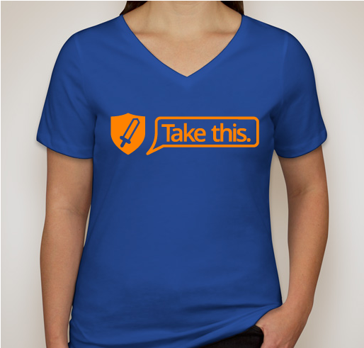 take this custom logo t-shirt for their fundraiser