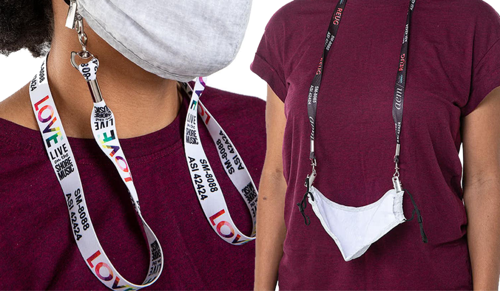Take Your Mask On the Go with Custom Face Mask Lanyards Custom Ink