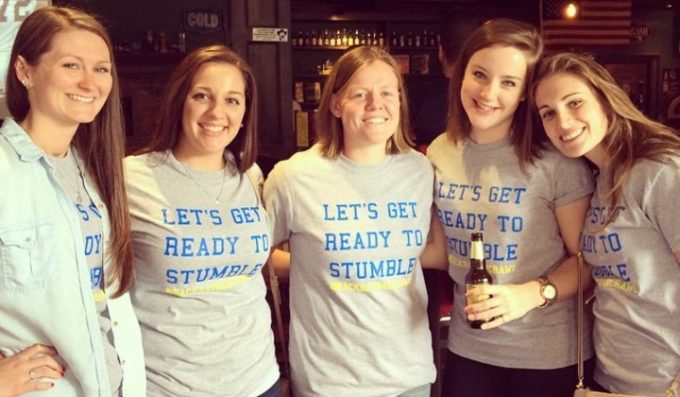 funny bar crawl shirts