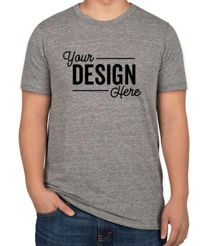 Alternative Apparel Eco Tri-Blend T-shirt, a custom t-shirt in gray