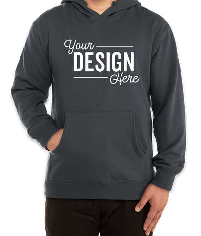 Econscious Organic/Recycled Pullover Hooide, a sustainable custom hoodie in gray
