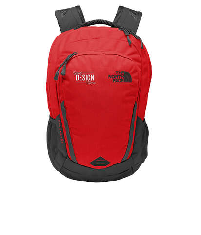 The North Face Connector Backpack, a custom backpack in red