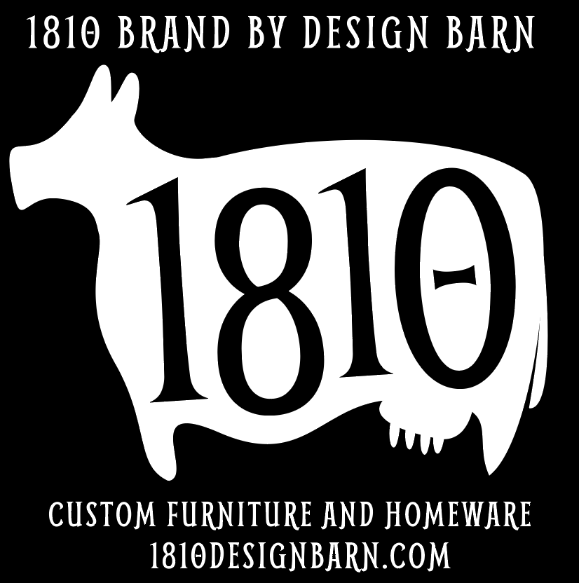 1810 Design Brand logo featuring a cow silhouette with the date 1810 inside