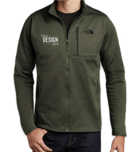 A The North Face Skyline Full Zip Fleece Jacket in the color Four Leaf Clover Heather