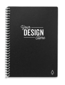 The RocketBook Core Director Spiral Notebook Set features synthetic paper, which allows you to write with the included pen and then magically wipe it clean after you've uploaded your notes to cloud using their RocketBook app. 