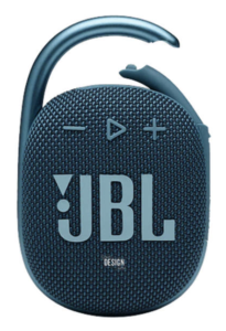 The JBL Clip 4 Portable Waterproof Bluetooth Speaker is becoming a popular choice for corporate gifts.