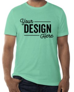 Bella + Canvas Tri-Blend T-shirts are a tried and true brand at Custom Ink because they make great custom t-shirts. They come in a wide selection of colors, including this Sea Green Tri-Blend color.