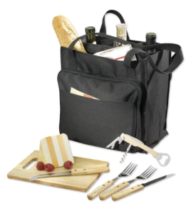 The Modesto 7-Piece Picnic Carrier Set has everything you need to have a great picnic wherever you go.