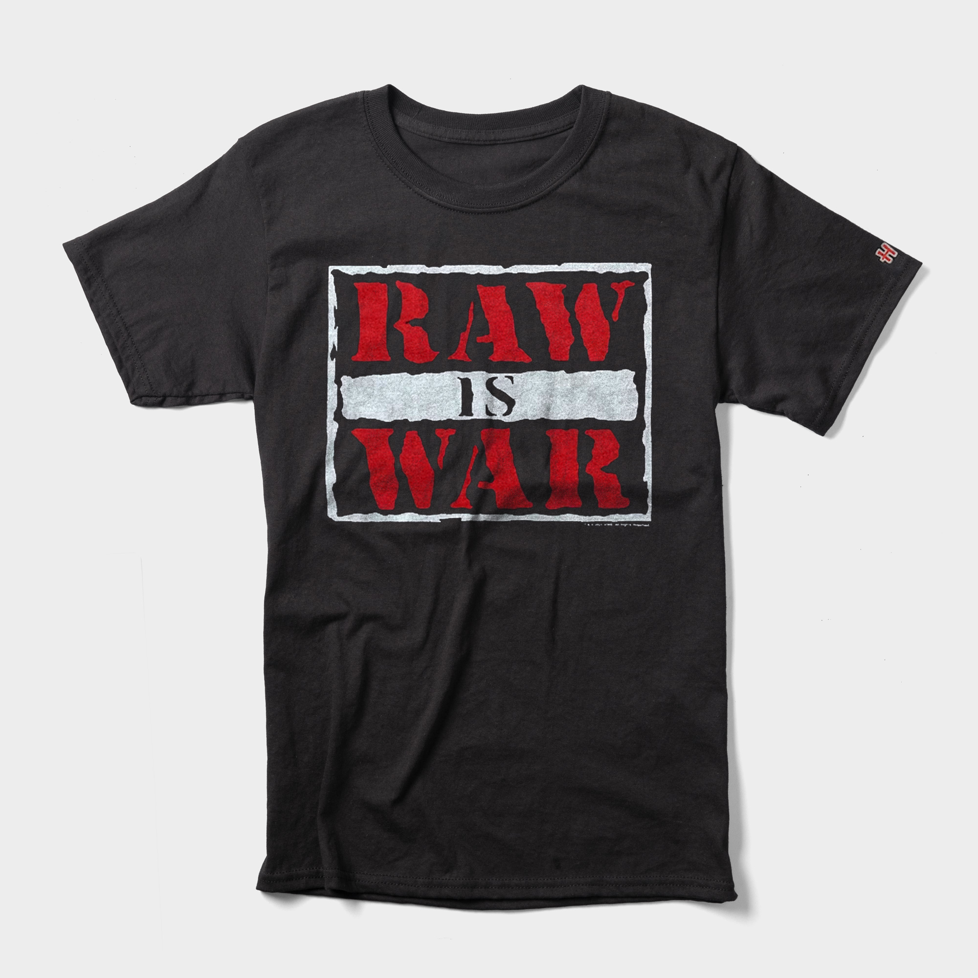 The "RAW is War" logo is an icon of the Attitude Era. 