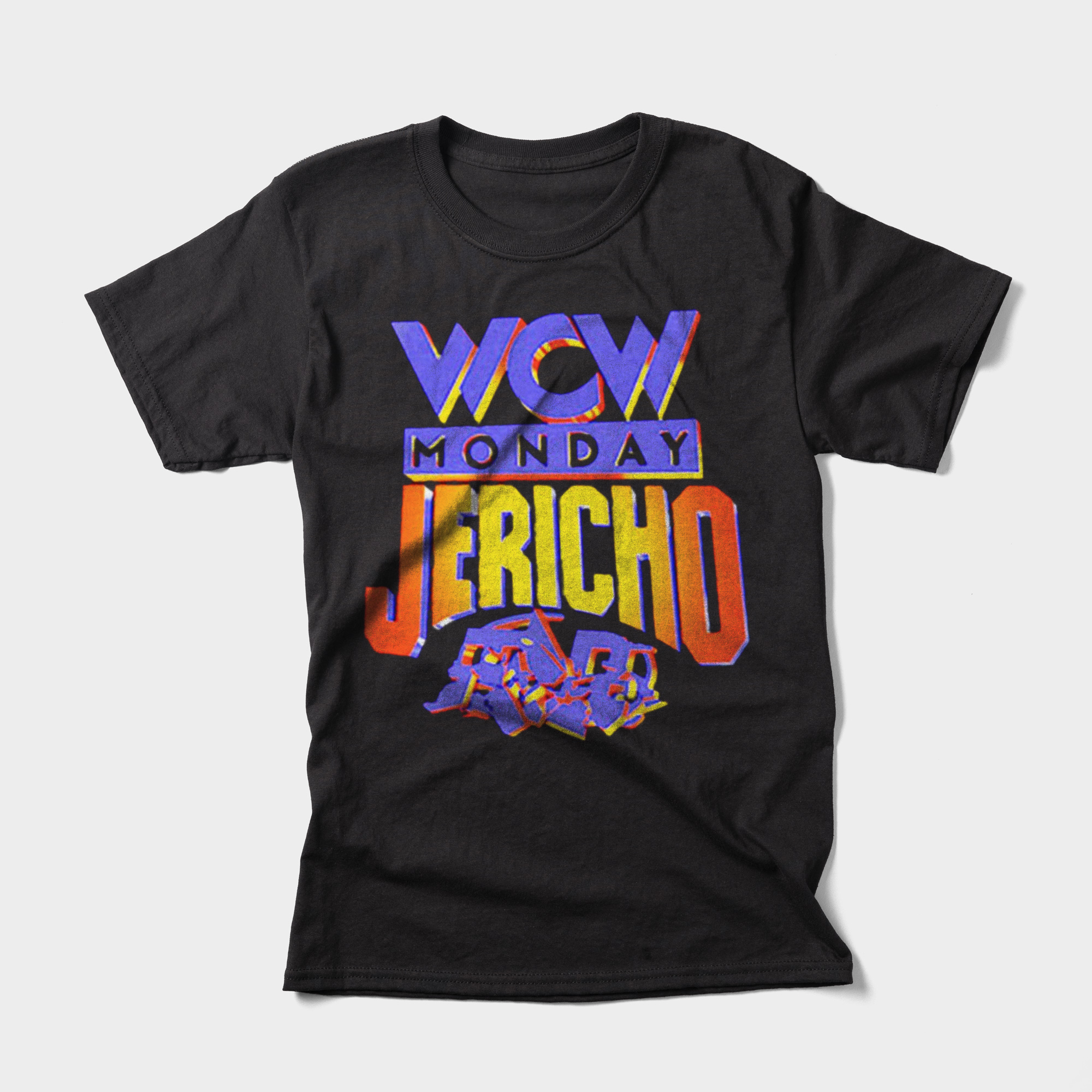 Chris Jericho's WCW Monday Jericho t-shirt used the WCW Monday Nitro logo. 