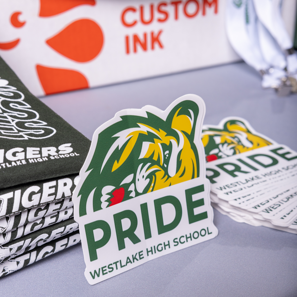 custom stickers for a school