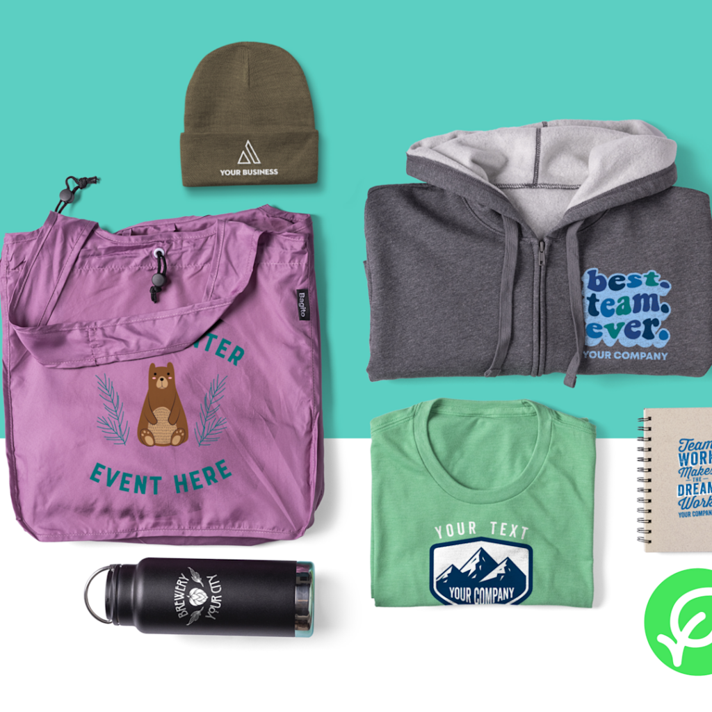 sustainable promo products spread